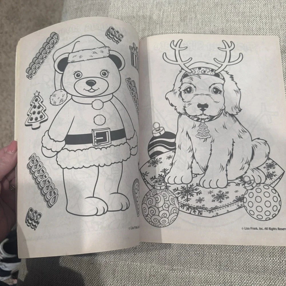 Lisa‎ Frank Jumbo Coloring & Activity Book ~ Best Buds